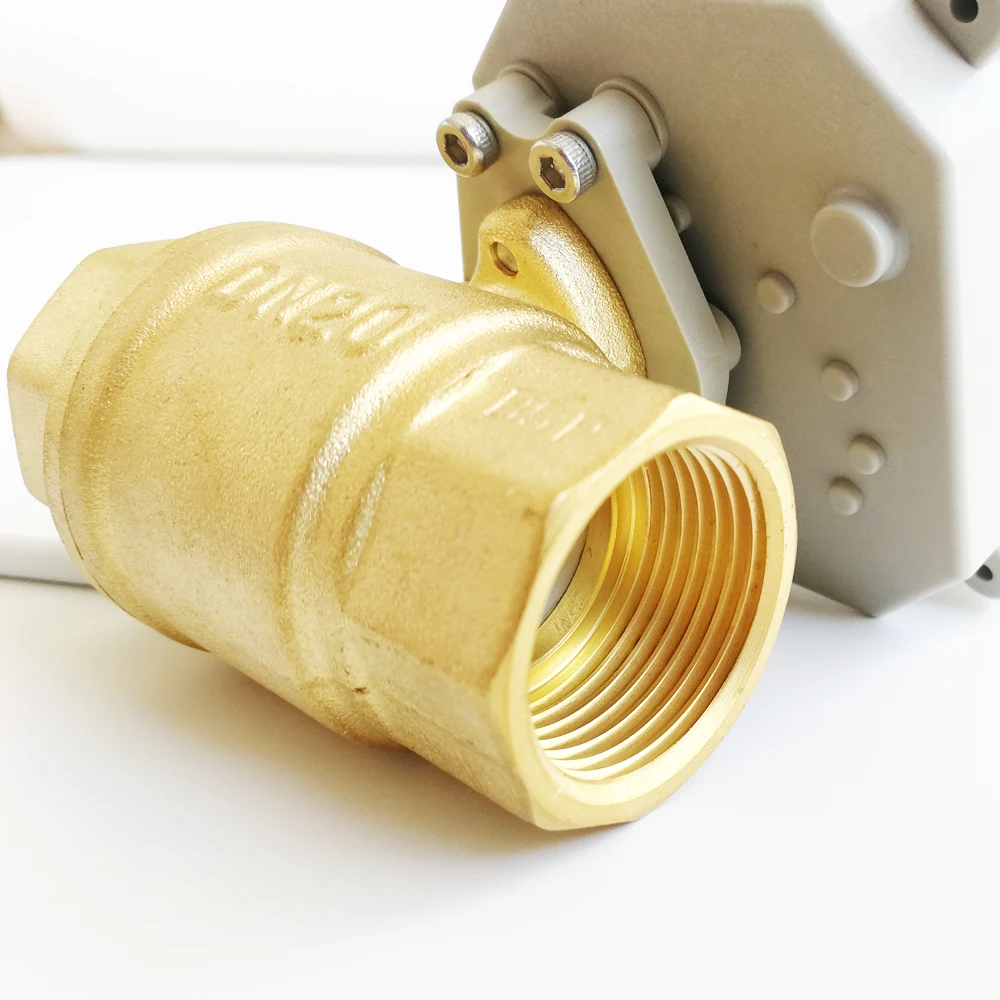 TF20-B2-C DC5V 2/3/5/7 проволочный латунный DN20 BSP / NPT 3/4 ''моторизованный шаровой клапан
