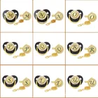 Соска-пустышка силиконовая с буквами, 26 букв