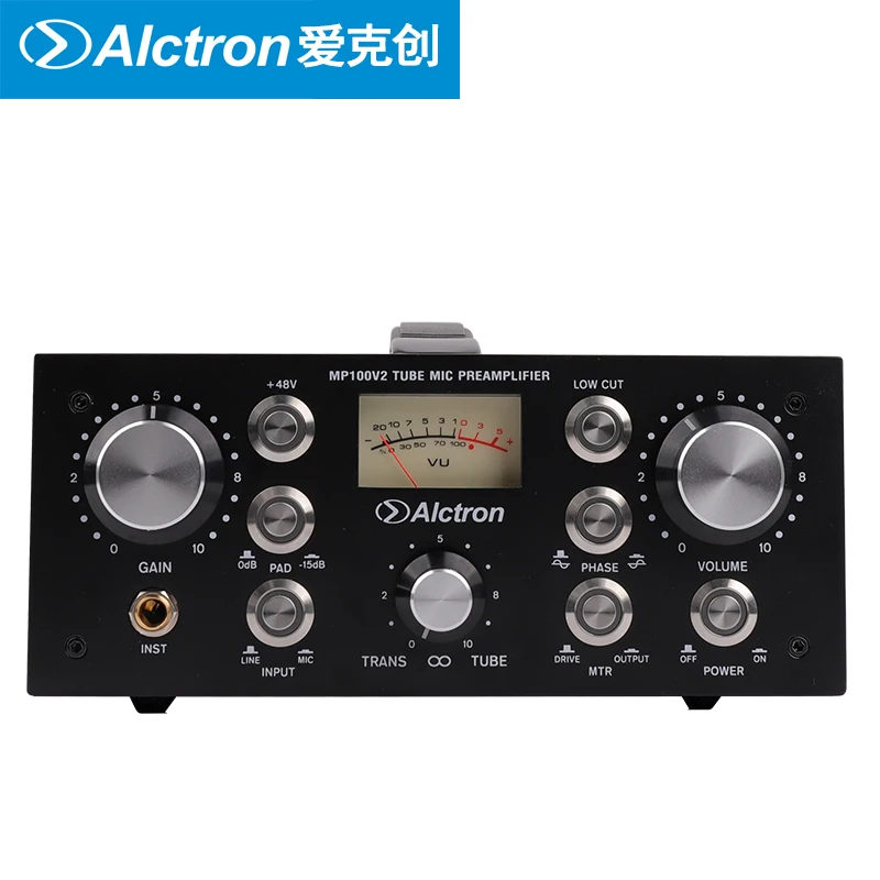 Усилитель микрофона Alctron MP100V2 с многофункциональными кнопками аккуратно усилить