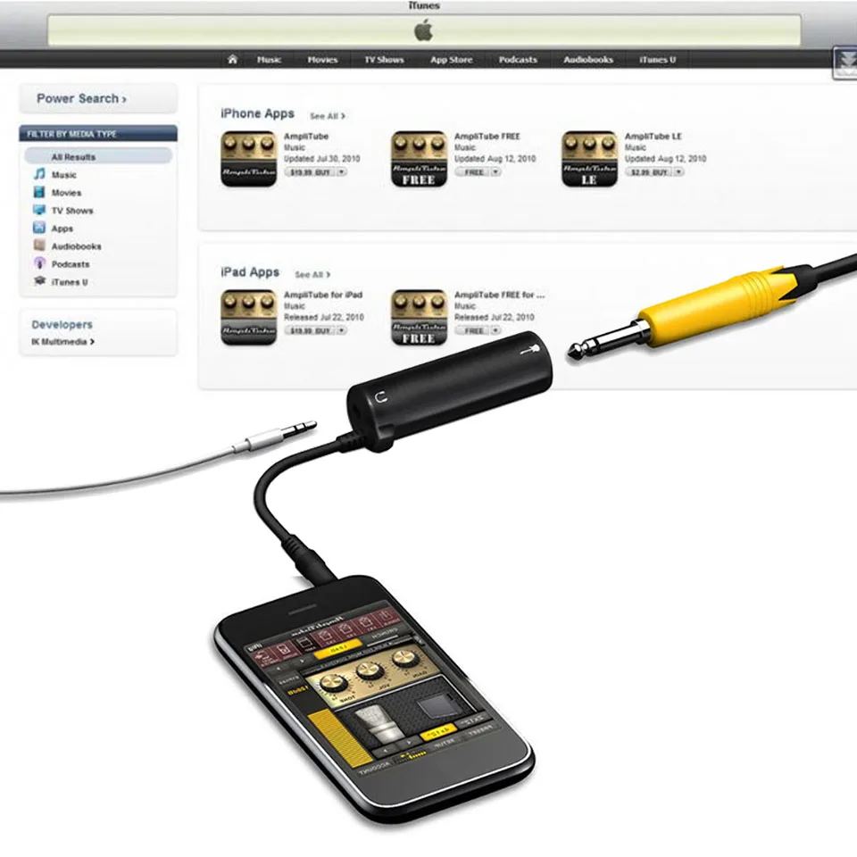 Гитарная установка кабель адаптер аудиоусилитель интерфейс система конвертер