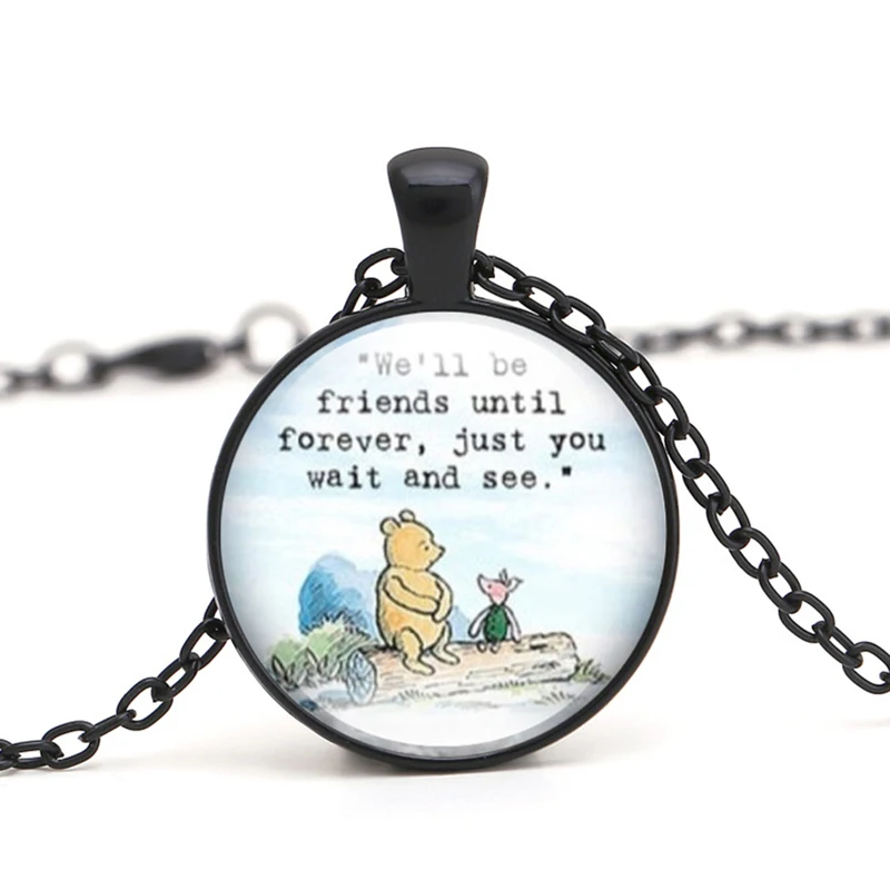 Время драгоценный камень кулон ожерелье s мы будем друзьями до бесконечности