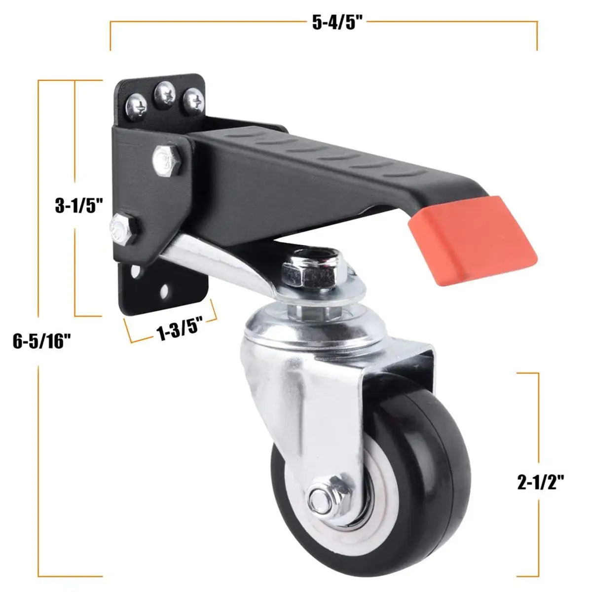 

2pcs Workbench Casters Heavy Duty Kit Retractable Caster Wheels for Workbenches Machinery and Tables