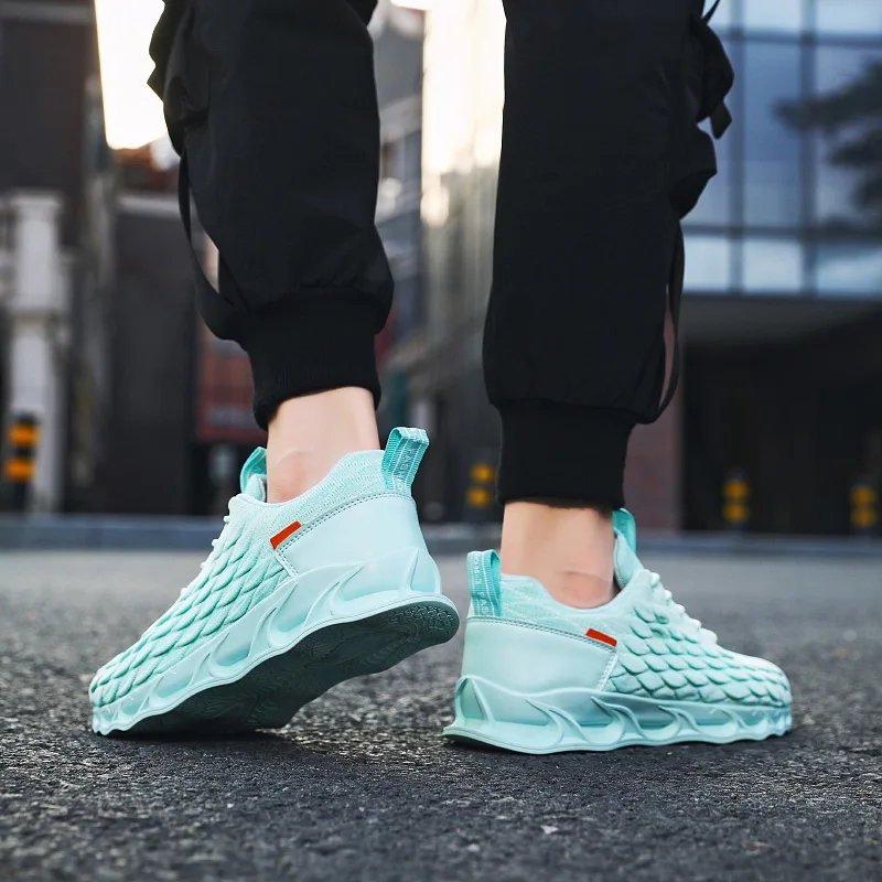 Светильник-синие мужские туфли осень 2019 новая модная обувь спортивная для отдыха