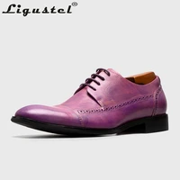 shoes for men patina dyeing oxfords shoes calf leather red bottom dress shoes italy designer wedding business handemade custom