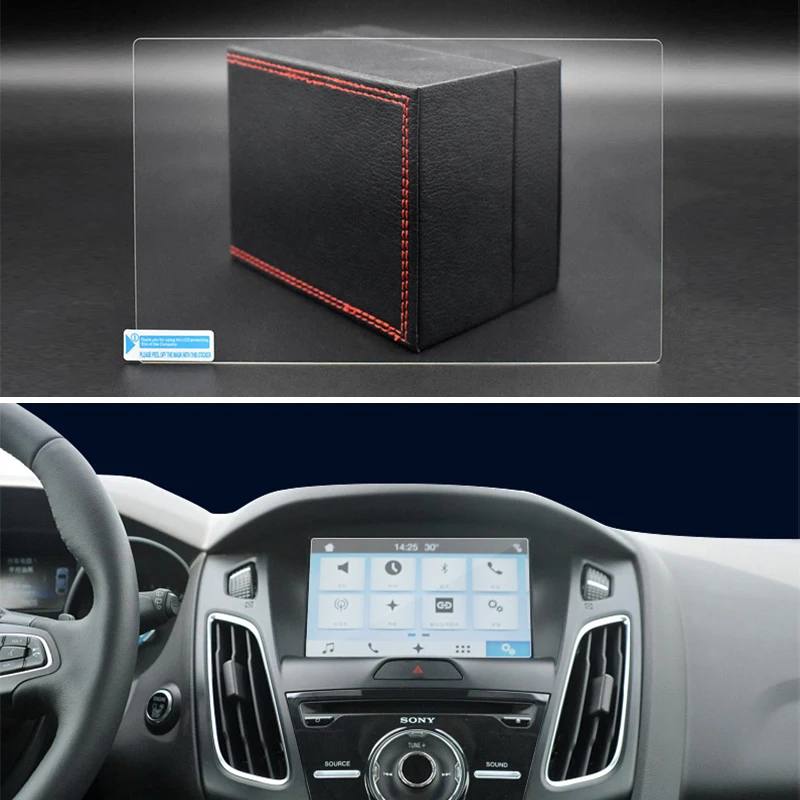 Закаленное стекло для автомобильной навигации защитная пленка наклейка Ford Focus 3 4