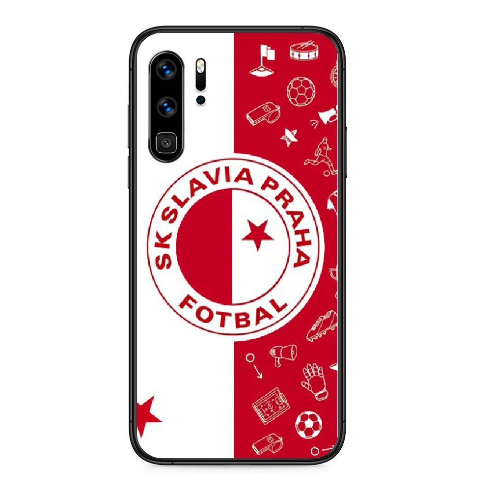 

Sk Slavia Praha Czech Republic Phone case For Huawei P 9 Smart 10 20 30 40 8 Lite Mini Z 2019 Pro black shell trend cell cover