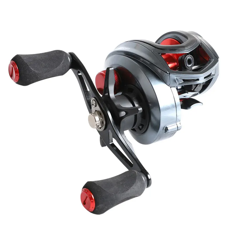 

Hot Selling Low-Profile Reel Double Brake Lure Fishing Reel Double Line Cup 18 Bearing Baitcast Fishing Reel