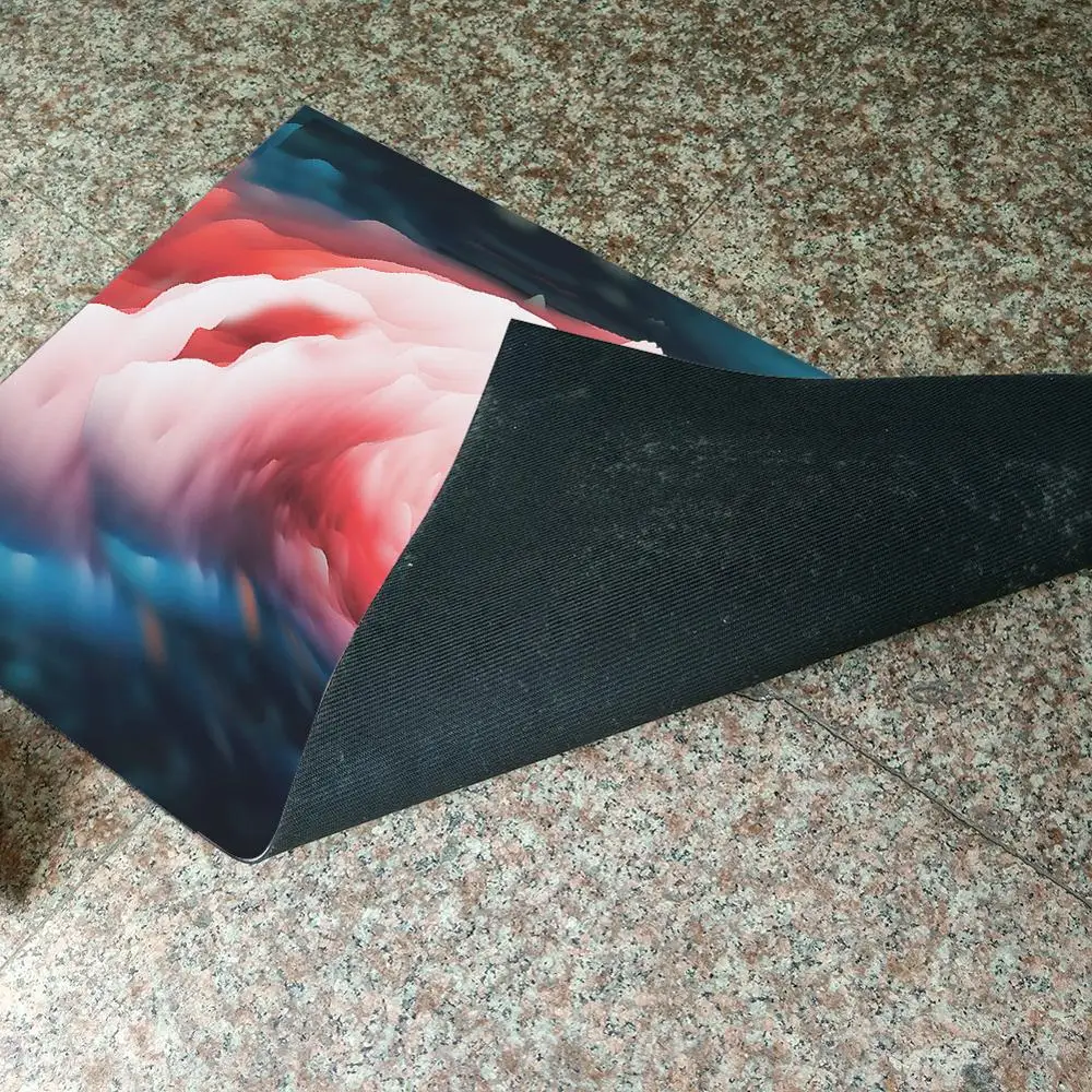 Тонкий резиновый ковер для кухни спальни гостиной прихожей напольный коврик