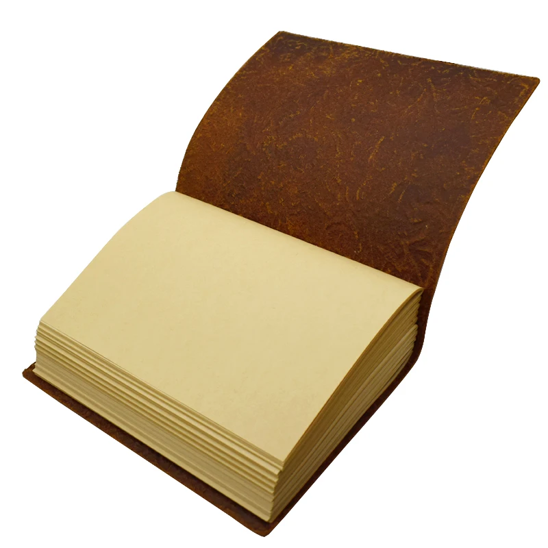 

Handmade Notebook Nature Genuine Leather Cover Diary Notepads Weekly Planner Writing Paper 200 Sheets Office School Supplies