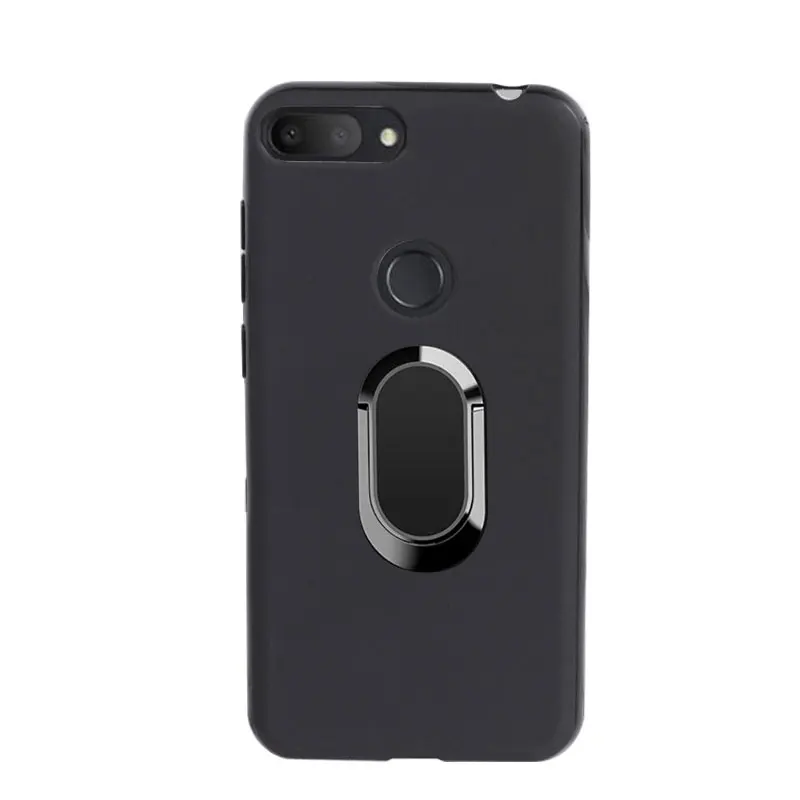 Для Alcatel 1 S чехол матовый Силиконовый мягкий палец кольцо Магнит чехол для телефона Alcatel 1 S 5024D 5024Y 5024K подставка задняя крышка