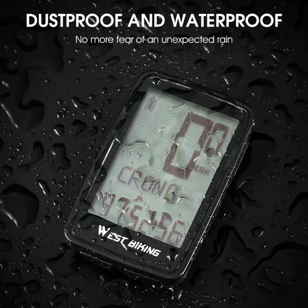 

1PC Speedometer Odometer Premium Waterproof Bike Computer