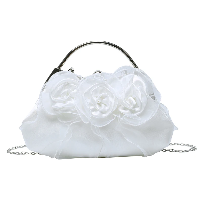 

Fashion 3D Flower 2021 Women Evening Bag Designer Handbags Luxury Shoulder Crossbody Bags Lady Party Clutch Purses