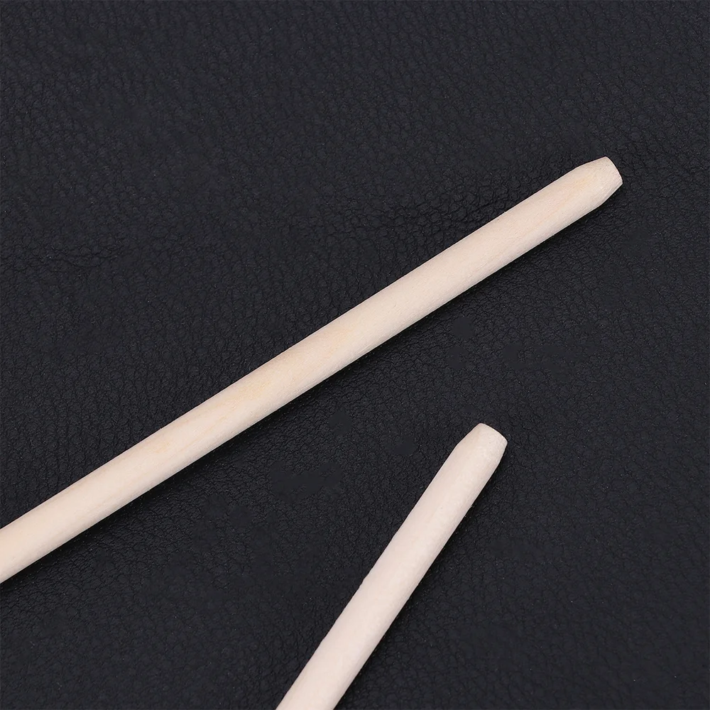 

12pcs Wooden Drumsticks Durable Mallet Percussion Accessory with Wood Handle Instrument Supply for Kids Children Toddler (Red)
