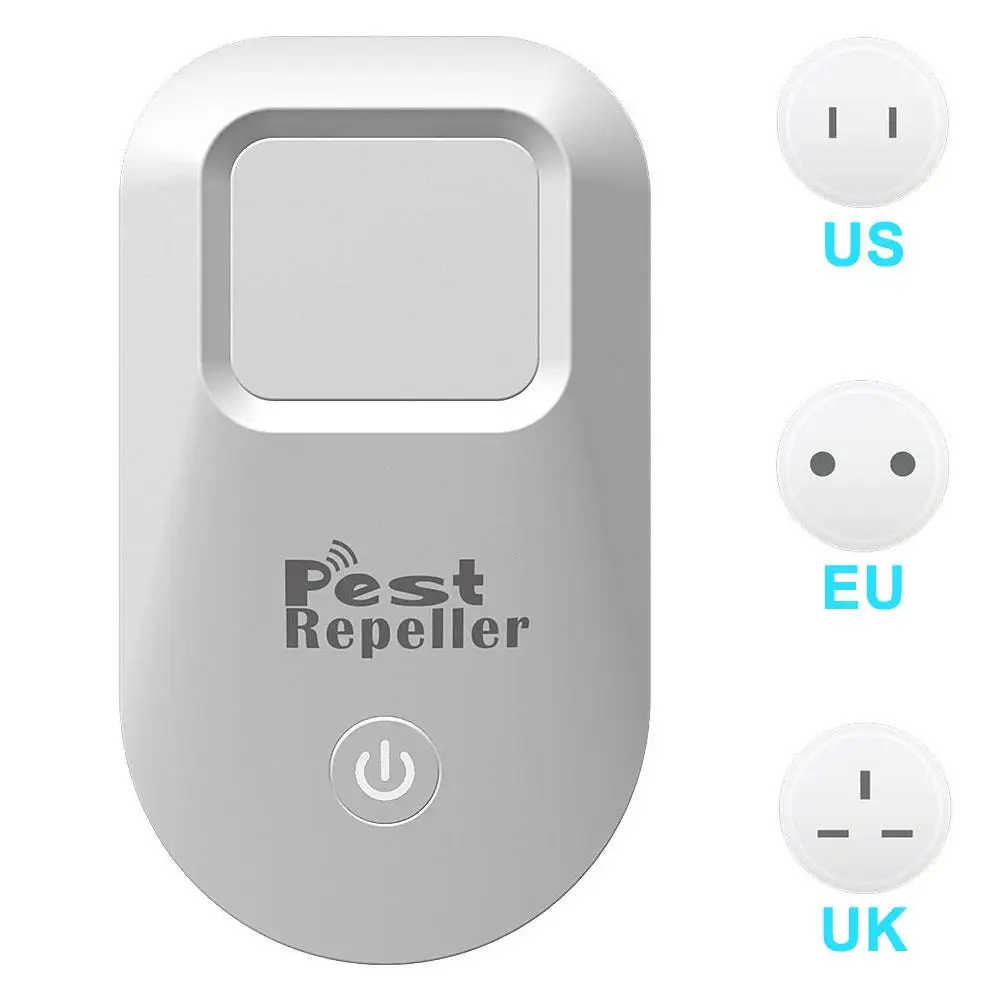 

Anti-Mosquito Repellent Ultrasonic US Biological Wave Ultrasound Travel Insect Zapper Camping Beautiful