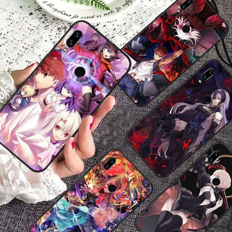 

Fate Series Grand Girl Anime Phone Case For Xiaomi Redmi note 7 8 9 11 i t s 10 A poco f3 x3 pro lite funda shell coque cover