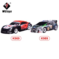wltoys k989 rc car 128 four wheel 4wd drive off road 2 4g remote control alloy chassis 30km high speed for kids children toys