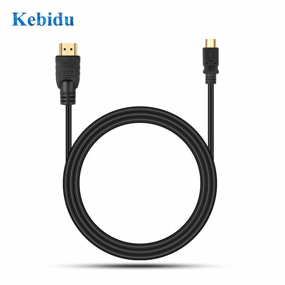 Kebidu Универсальный Micro USB к HDMI совместимый кабель 1080P HDTV адаптер для Samsung Galaxy Note 3 S2 - Фото №1