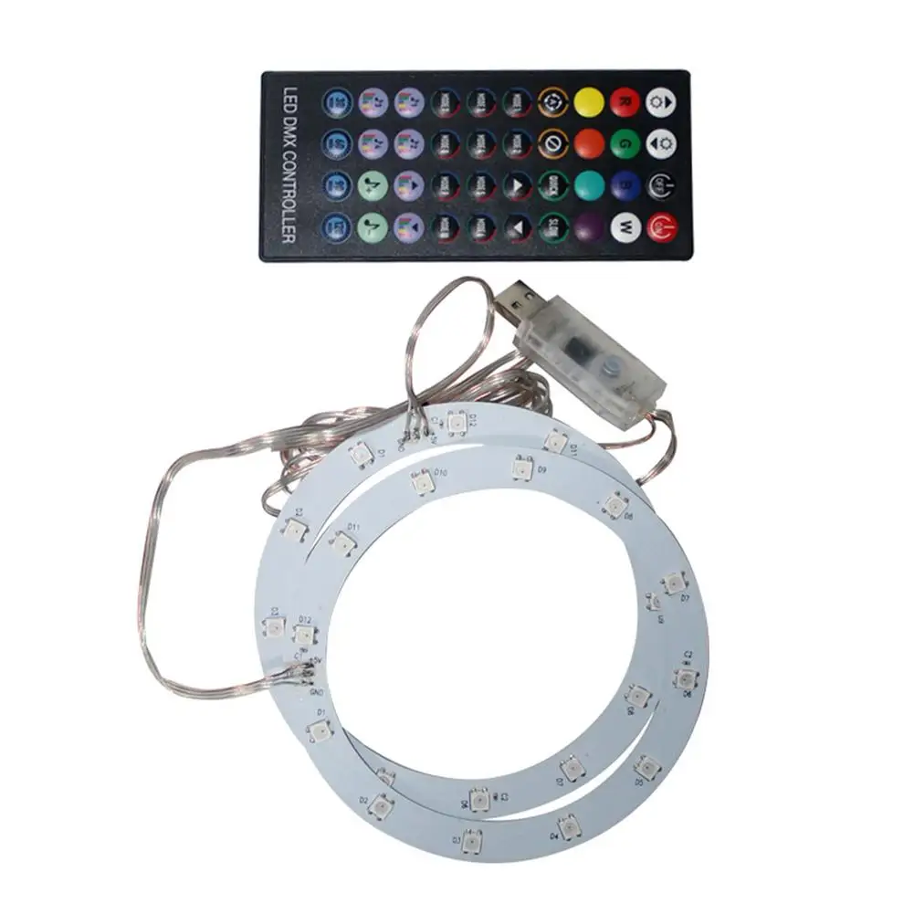 

Light Strip RGB LED Sticker Luminous Strap For PS5 Console RGB LED Light Strip With Remote Accessories