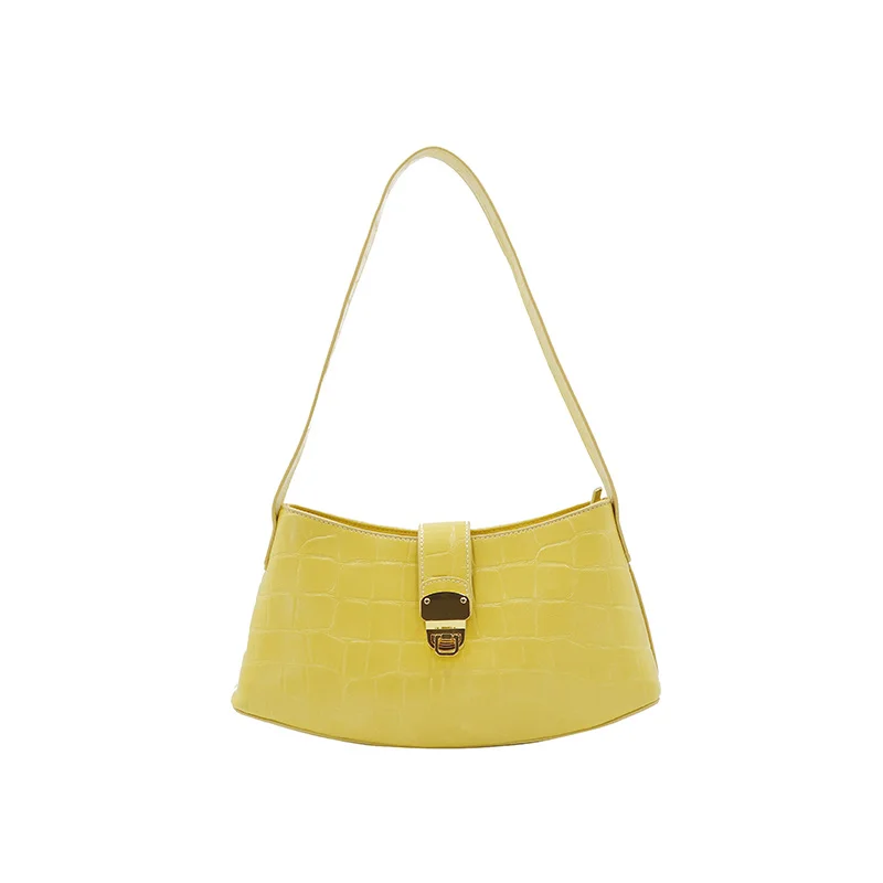 

[BXX] Stone Pattern PU Leather Bags For Women 2021 Summer Branded Shoulder Bag Handbags Trending Luxury Travel Hand Bag HU180
