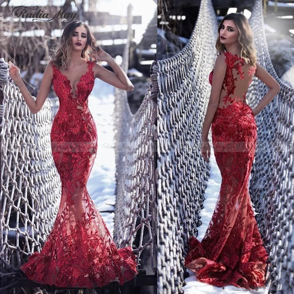 Со сверкающими блестками детское платье силуэта русалка Выпускные платья Burgundy