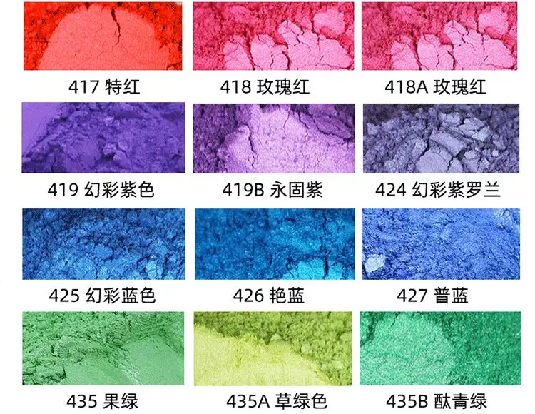 10 цветов пигмент из хамелеоновой смолы перламутровая эпоксидная смола Волшебная