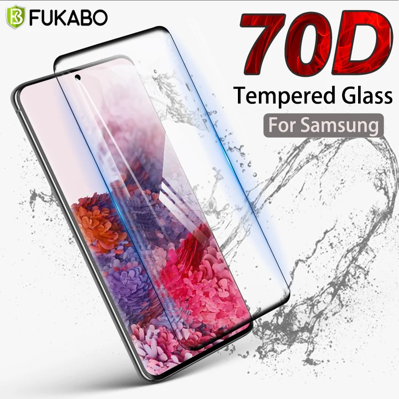 70D прозрачное закаленное стекло с полным клеем защитное стакан для Samsung самсунг