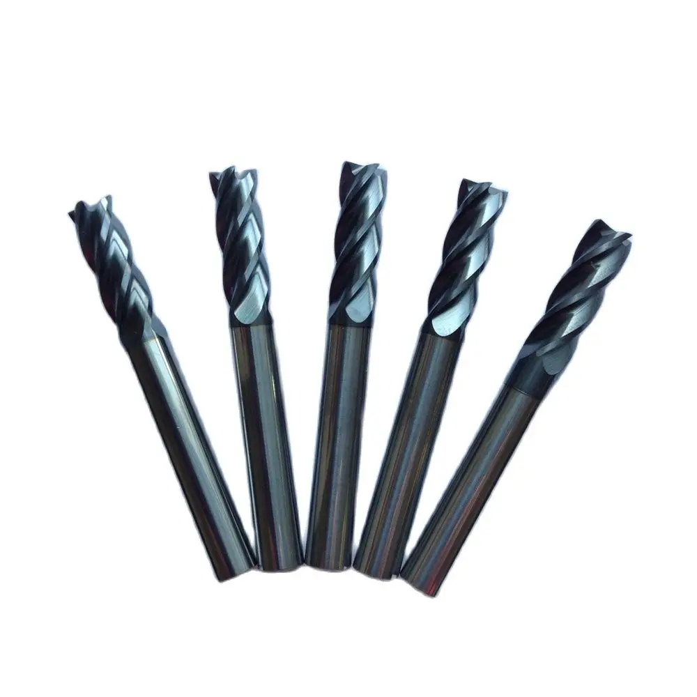 3 шт. твердосплавные концевые фрезы с 4 зубьями 6 мм | Инструменты