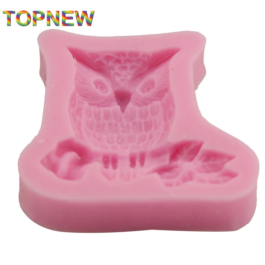 Новая силиконовая форма для торта в виде совы на ветке символа мудрости стильный