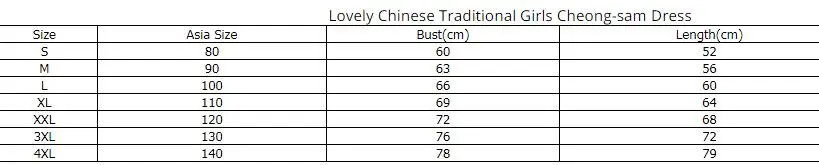 

GirlsDress Chinese tradition Style Girls Cheongsam New Arrival Summer Children Qipao Princess Dress