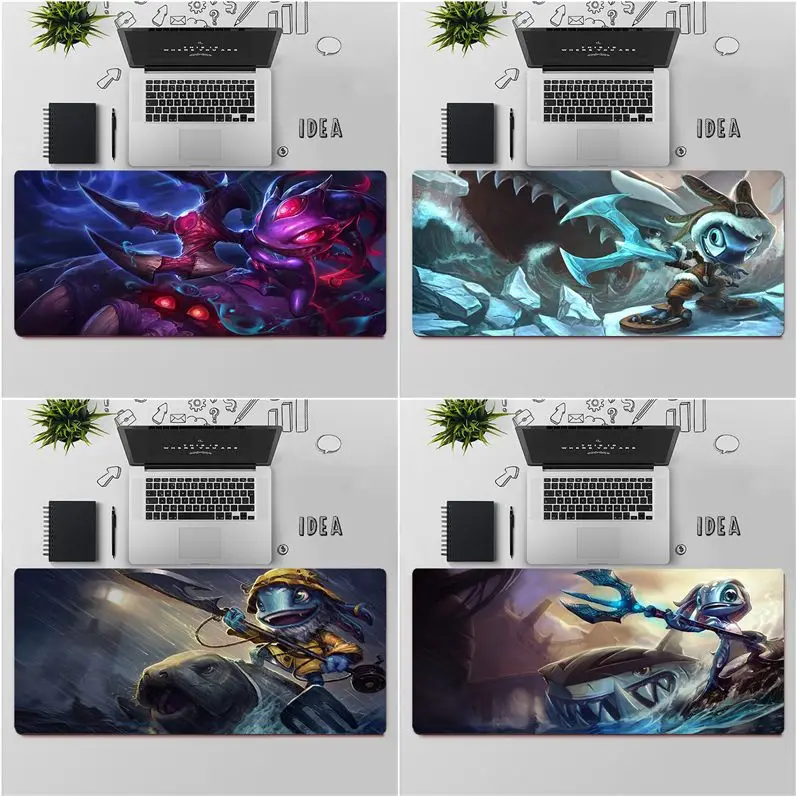 

FHNBLJ Top Quality League of Legends Fizz Unique Desktop Pad Game Mousepad Free Shipping Large Mouse Pad Keyboards Mat
