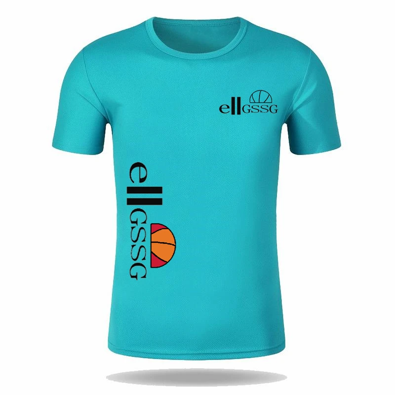 

Male T-SHirt Summer New Sports Short-Sleeved Fast Drying Training Breathable Compression Jogging Tights Gym Fitness Tracksuit