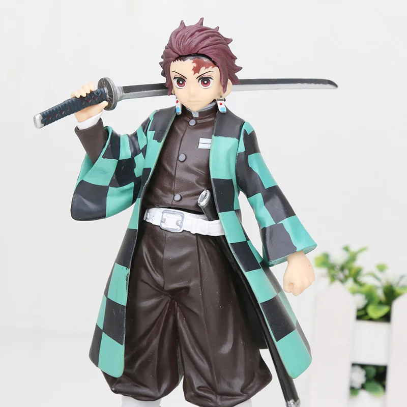 16 см Kamado Tanjirou Kamado Nezuko Фигурка Игрушка Аниме демон убийца Kimetsu no Yaiba ПВХ фигурка модель игрушки
