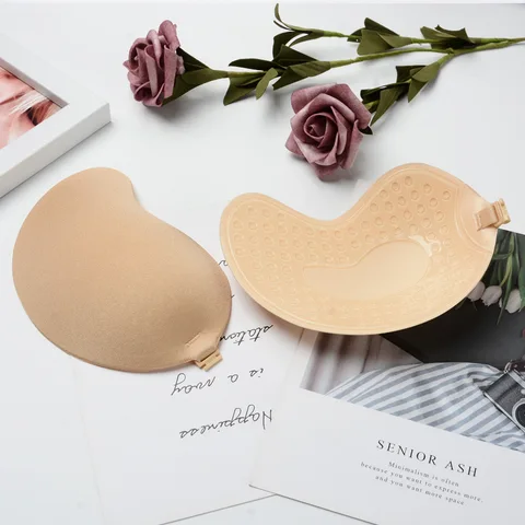 Invisible Push Up Bra Backless Strapless Bra Seamless Front Closure Bralette Underwear Women Self-Adhesive Silicone Sticky BH