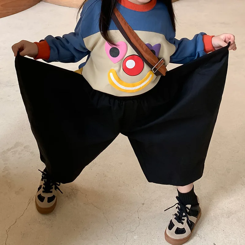 

Children's pants new autumn 2020 boys and girls japanese and Korean personalized cotton Harem Pants 1-3-5 years old loose pants