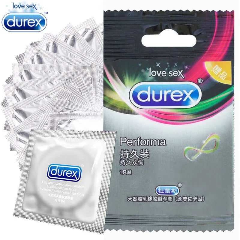 Durex 10/5/2 Осенний комплект из двух вещей Прочного презервативы ультра тонкий член