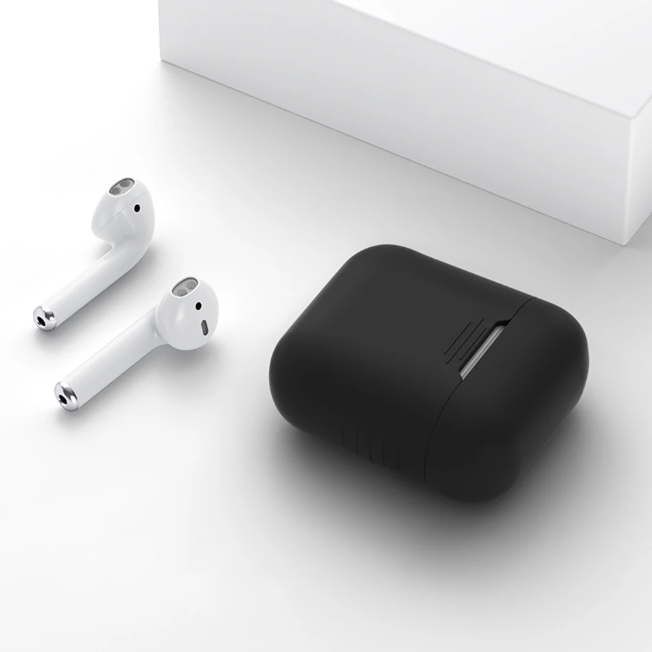 Силиконовый чехол для Apple Airpods для Air Pods чехол s для Airpods Pro Bluetooth наушники кожаный чехол для наушников Аксессуары