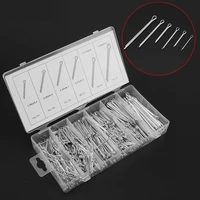 6kinds 555pcset cotter pin mechanical hitch hair tractor fastener clip kit wit case practical mechanical industrial fasteners