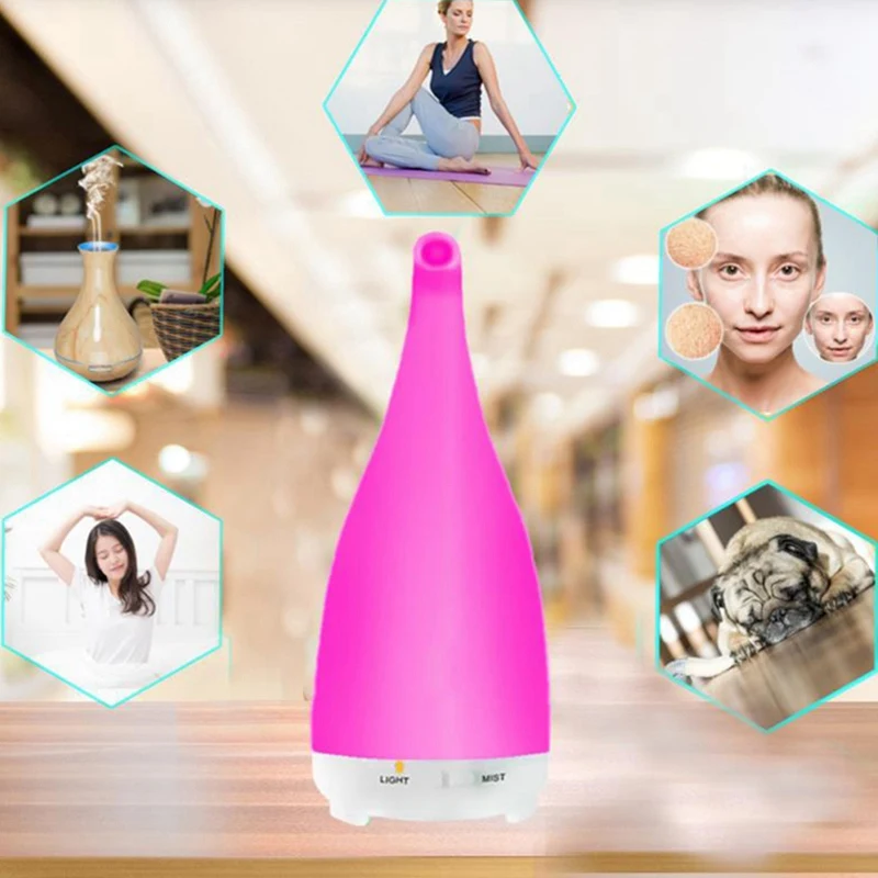 200 мл диффузор эфирного масла увлажнитель воздуха 7 цветов светодиодный