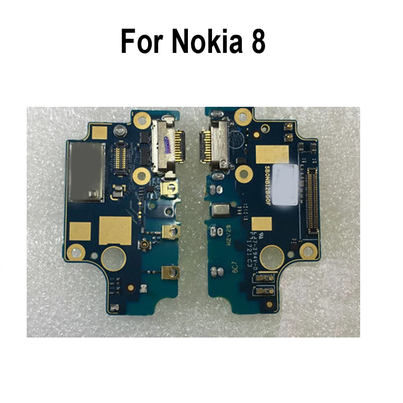 Оригинал для Nokia 8 USB док-станция зарядки порт микрофона плата модуль вибрации зап.