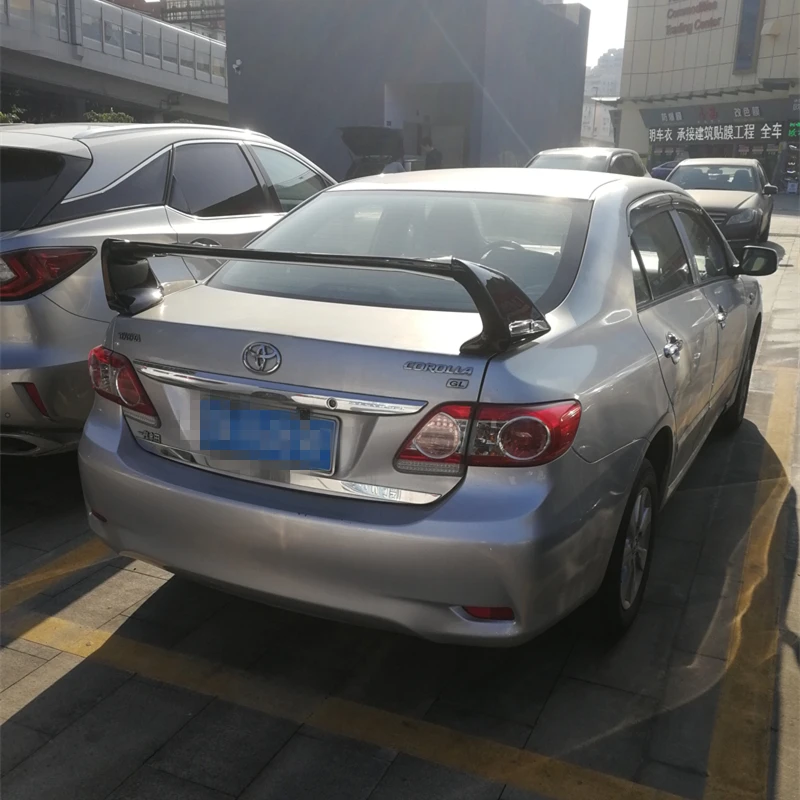 Спойлер для TOYOTA Corolla 2006-2013 Высокое качество ABS Материал заднее крыло автомобиля