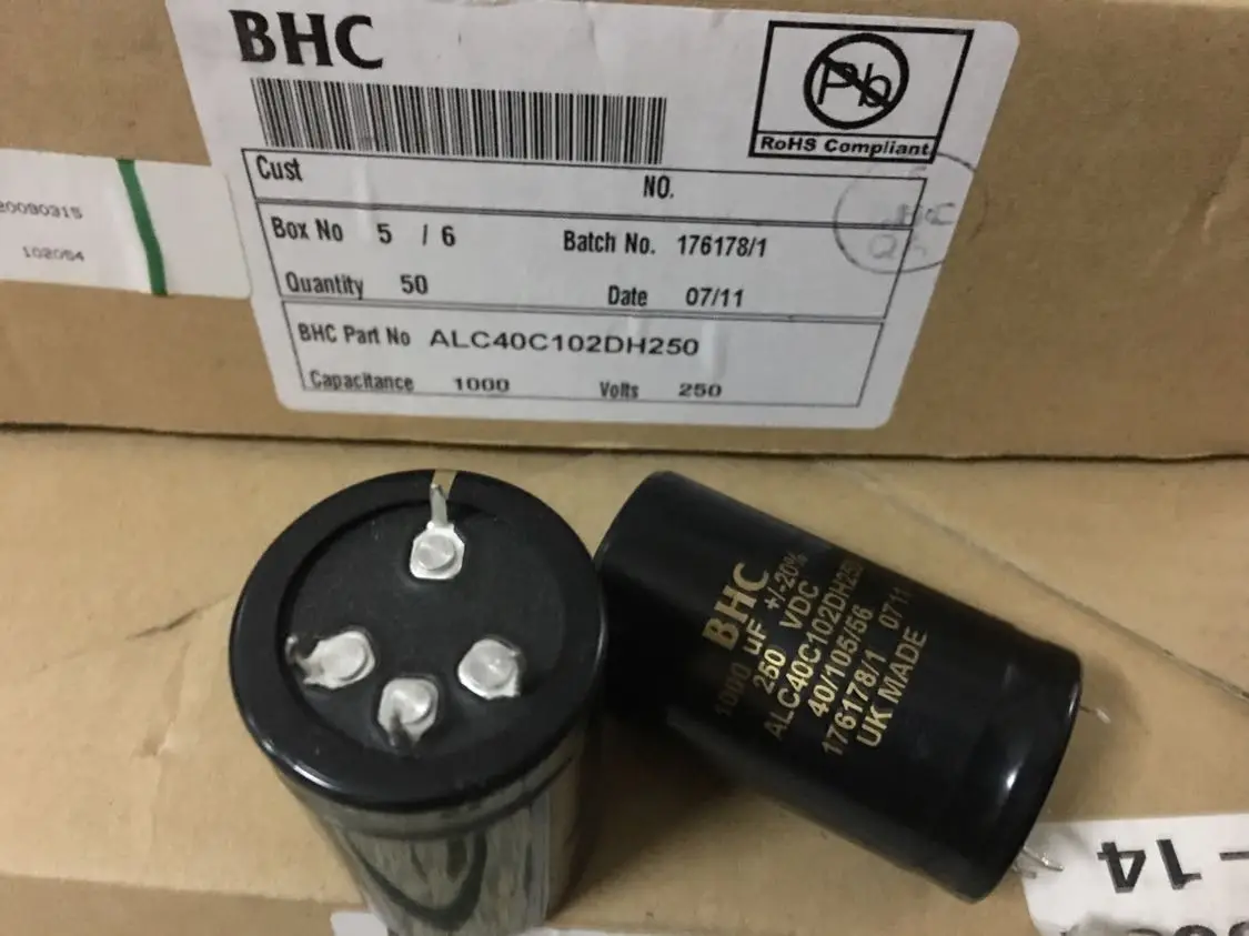 Комплект из 2 предметов новинка RIFA джр 1000 мкФ/250 V 35x60 мм ALC40C 250V1000UF усилитель фильтр