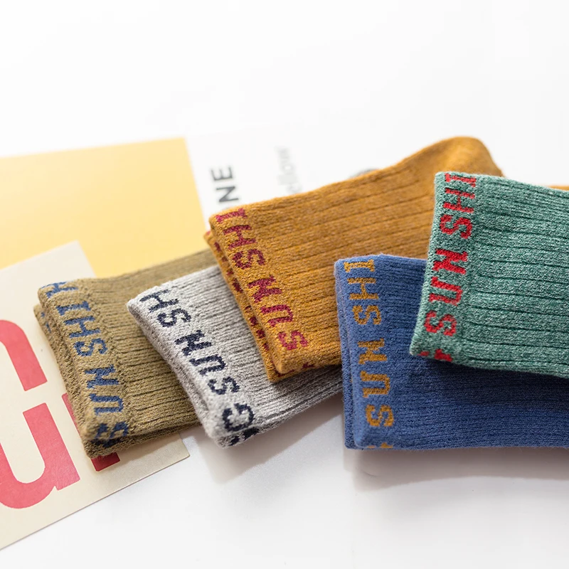 5 пар новых детских носков весенне Летние Теплые удобные носки для мальчиков