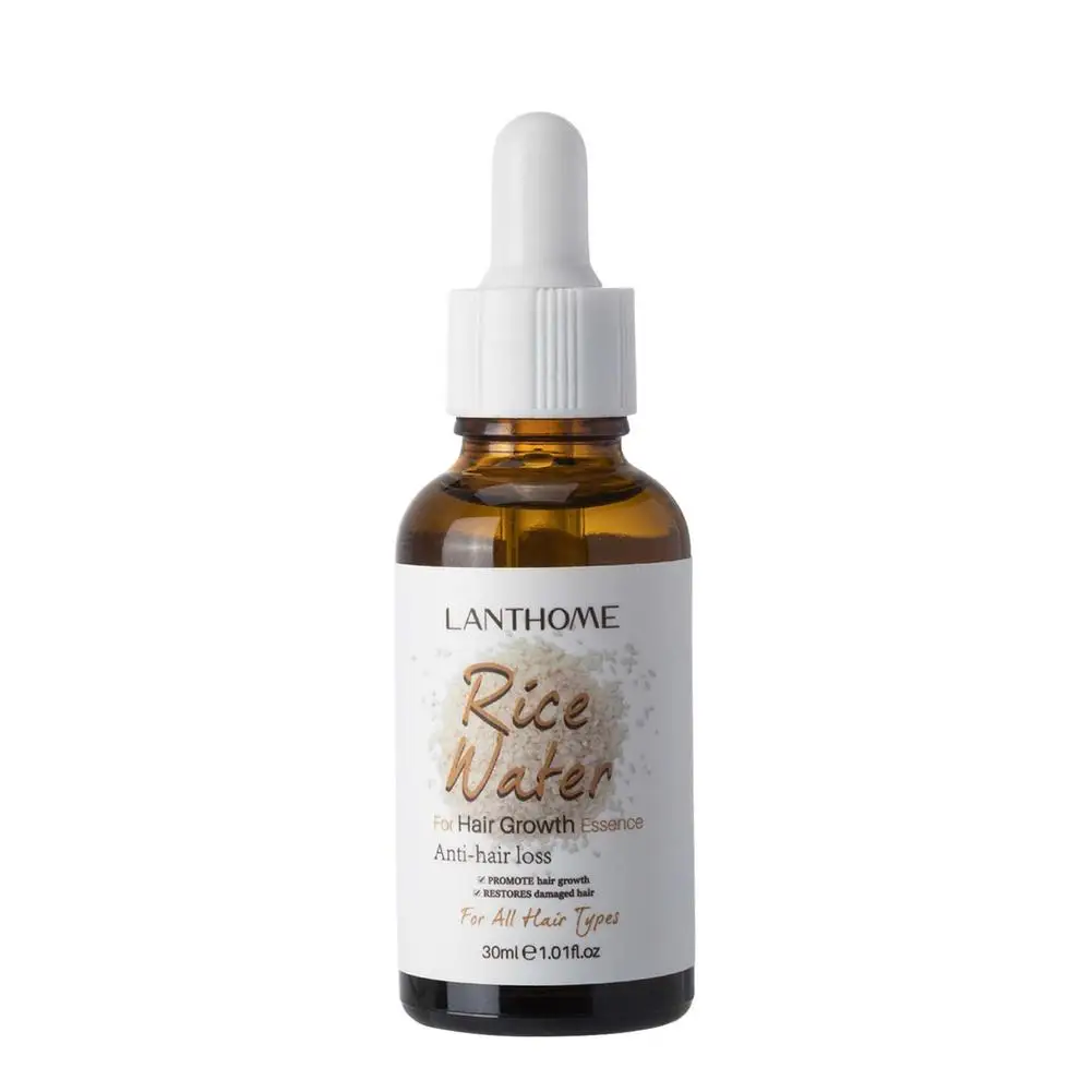 

Rice Water Hair Growth Essence Moisturizing Hair Care Serum Serum Anti-Hair Loss Repair Damage Hair Make Hair Smooth & Shine