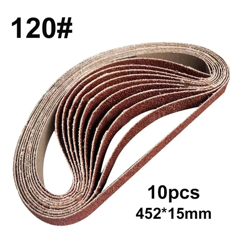 10 шт. 452*15 мм 400 зернистость Замена абразивных шлифовальных лент для угловой
