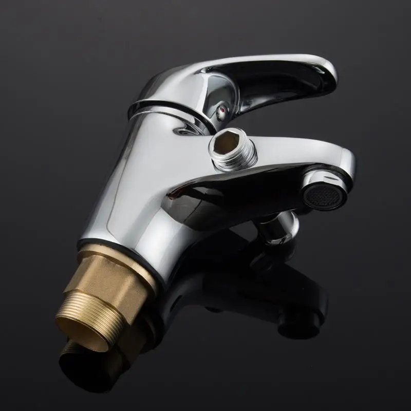 Латунный Смеситель для раковины на бортике смеситель с насадкой душа ванной