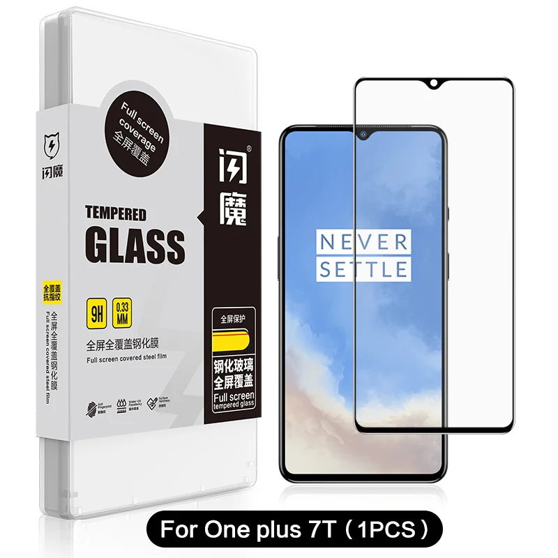for one plus 7T SmartDevl закаленное стекло для oneplus 6 5 7 защитная пленка для экрана Черная защитная пленка для oneplus 6T закаленное стекло - Цвет: for one plus 7T