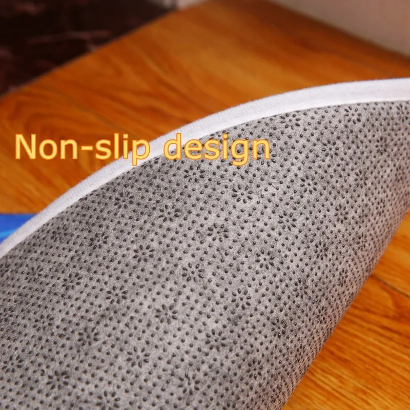 Мультяшный стиль милые картины Собаки принт ковры Противоскользящий напольный