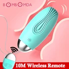 Вибратор для стимуляции клитора, точки G, фаллоимитатор, 10 скоростей, беспроводной пульт дистанционного управления
