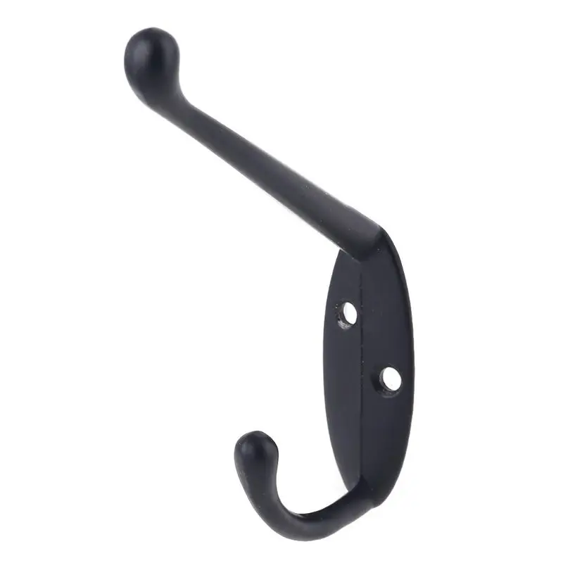 

9 Pack Coat Hooks Wall HooksHeavy Duty Wall Mounted for Hat Hardware Dual Prong Retro Coat Hanger with 20 Screws