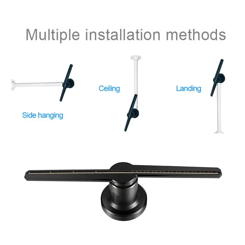 224 светодиодный вентилятор голографическая лампа для визуализации 3D Wi Fi